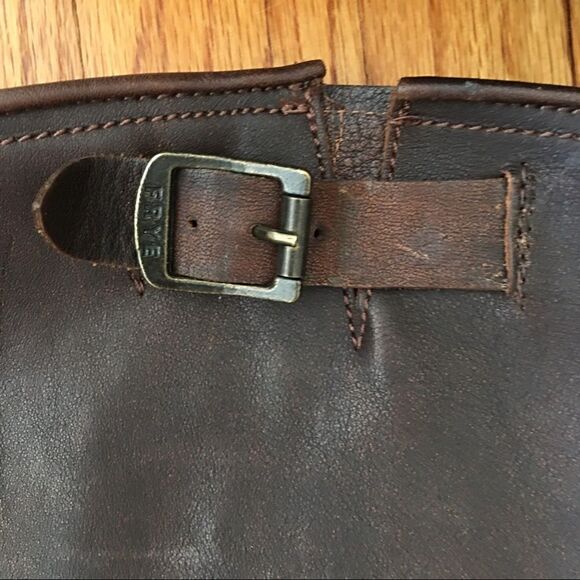 FRYE Veronica Tall Brown Leather Slouch Boots | Size 6.5 - Picture 7 of 15